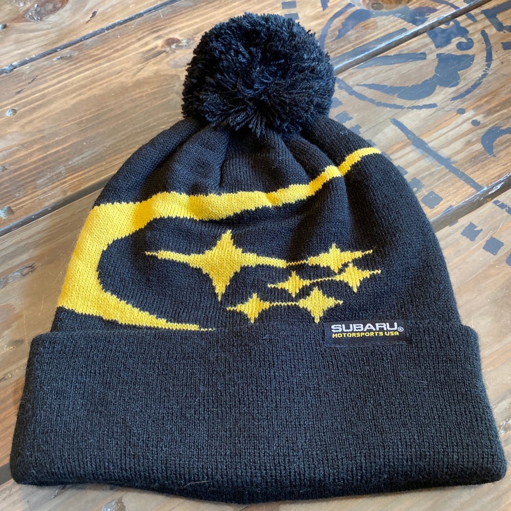 NWT Subaru motorsports STi WRX knit beanie cap hat Z4